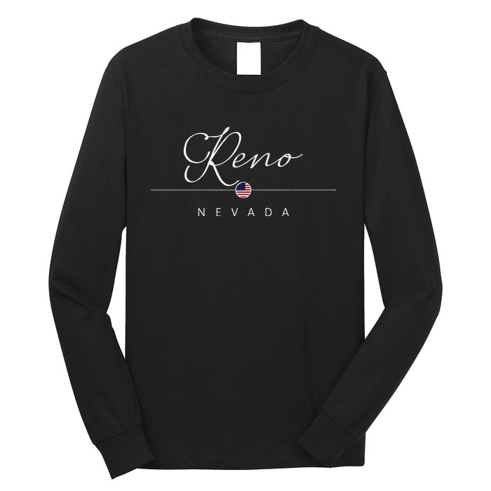 Reno Nevada NV On Reno Long Sleeve Shirt