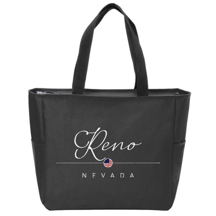 Reno Nevada NV On Reno Zip Tote Bag