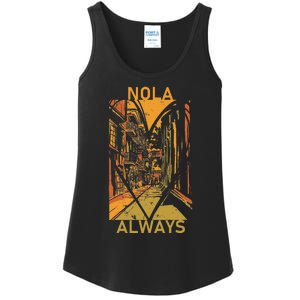 Remember Nola Never Forget New Orleans Always Support Strong Ladies Essential Tank