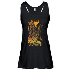 Remember Nola Never Forget New Orleans Always Support Strong Ladies Essential Flowy Tank