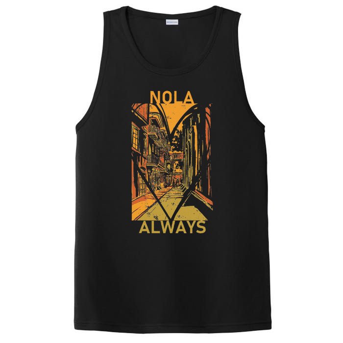 Remember Nola Never Forget New Orleans Always Support Strong PosiCharge Competitor Tank