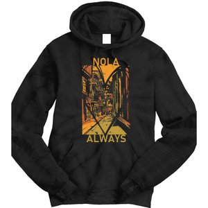 Remember Nola Never Forget New Orleans Always Support Strong Tie Dye Hoodie