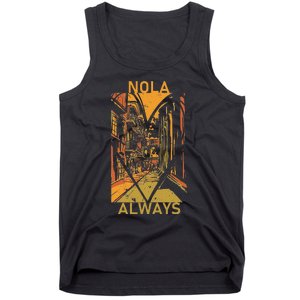 Remember Nola Never Forget New Orleans Always Support Strong Tank Top