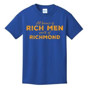 Rich North Of Richmond American Anthem Oliver Anthony Kids T-Shirt