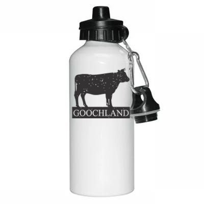 Rich North Of Richmond Goochland Cow Funny Aluminum Water Bottle 