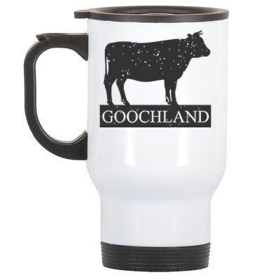 Rich North Of Richmond Goochland Cow Funny Stainless Steel Travel Mug