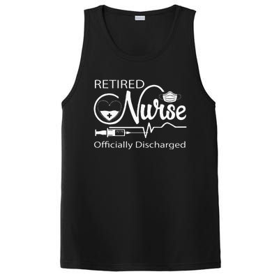 Retired Nurse Officially Discharged Retirement Party Gift PosiCharge Competitor Tank