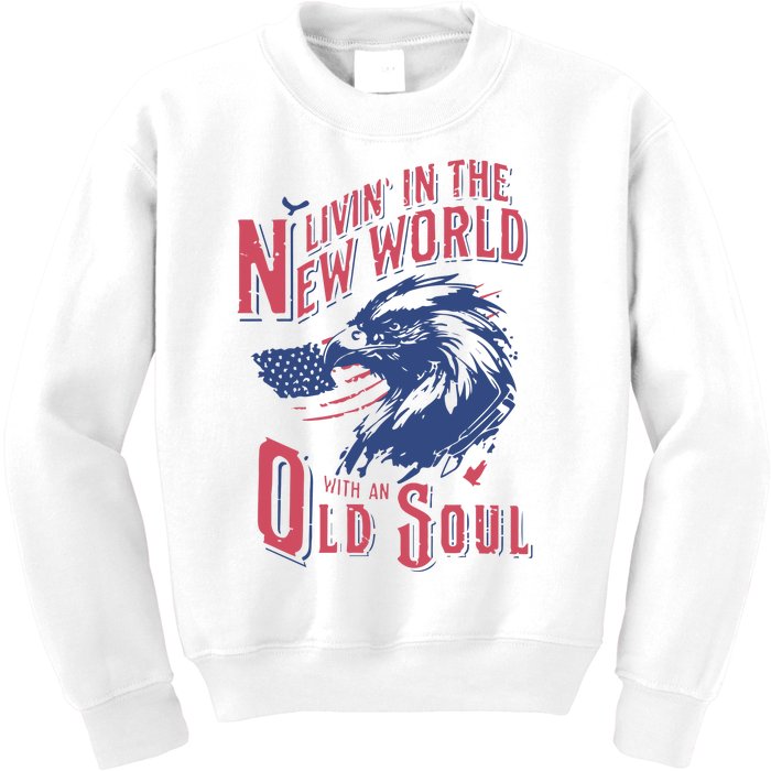 Rich North Of Richmond Living In A New World With An Old Soul Kids Sweatshirt