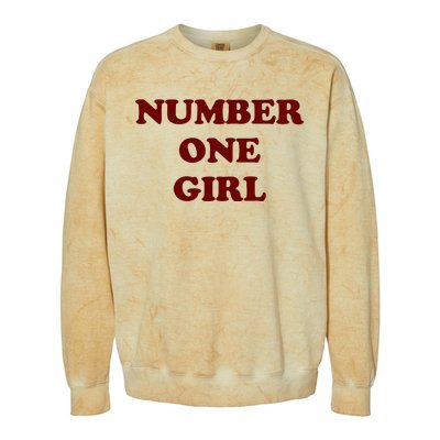 Rosé Number One Girl Colorblast Crewneck Sweatshirt