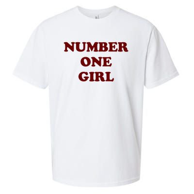 Rosé Number One Girl Sueded Cloud Jersey T-Shirt