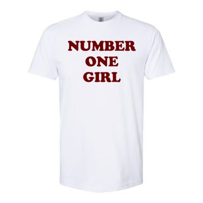 Rosé Number One Girl Softstyle CVC T-Shirt