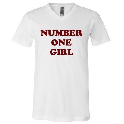 Rosé Number One Girl V-Neck T-Shirt