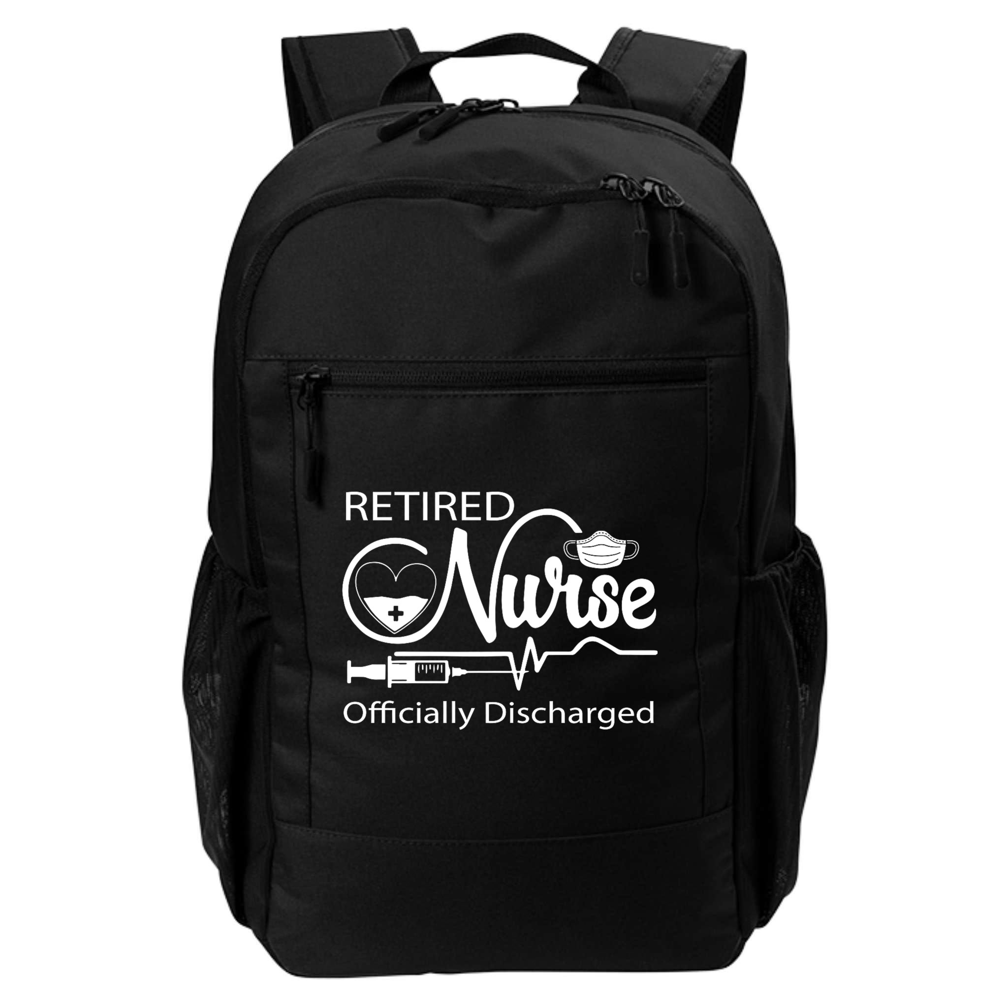 Retired Nurse Officially Discharged Retirement Party Gift Backpack
