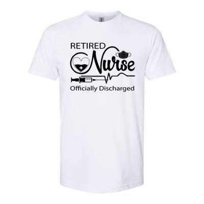 Retired Nurse Officially Discharged Retirement Party Gift Softstyle® CVC T-Shirt