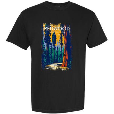 Redwood National Park Vintage Distressed Garment-Dyed Heavyweight T-Shirt