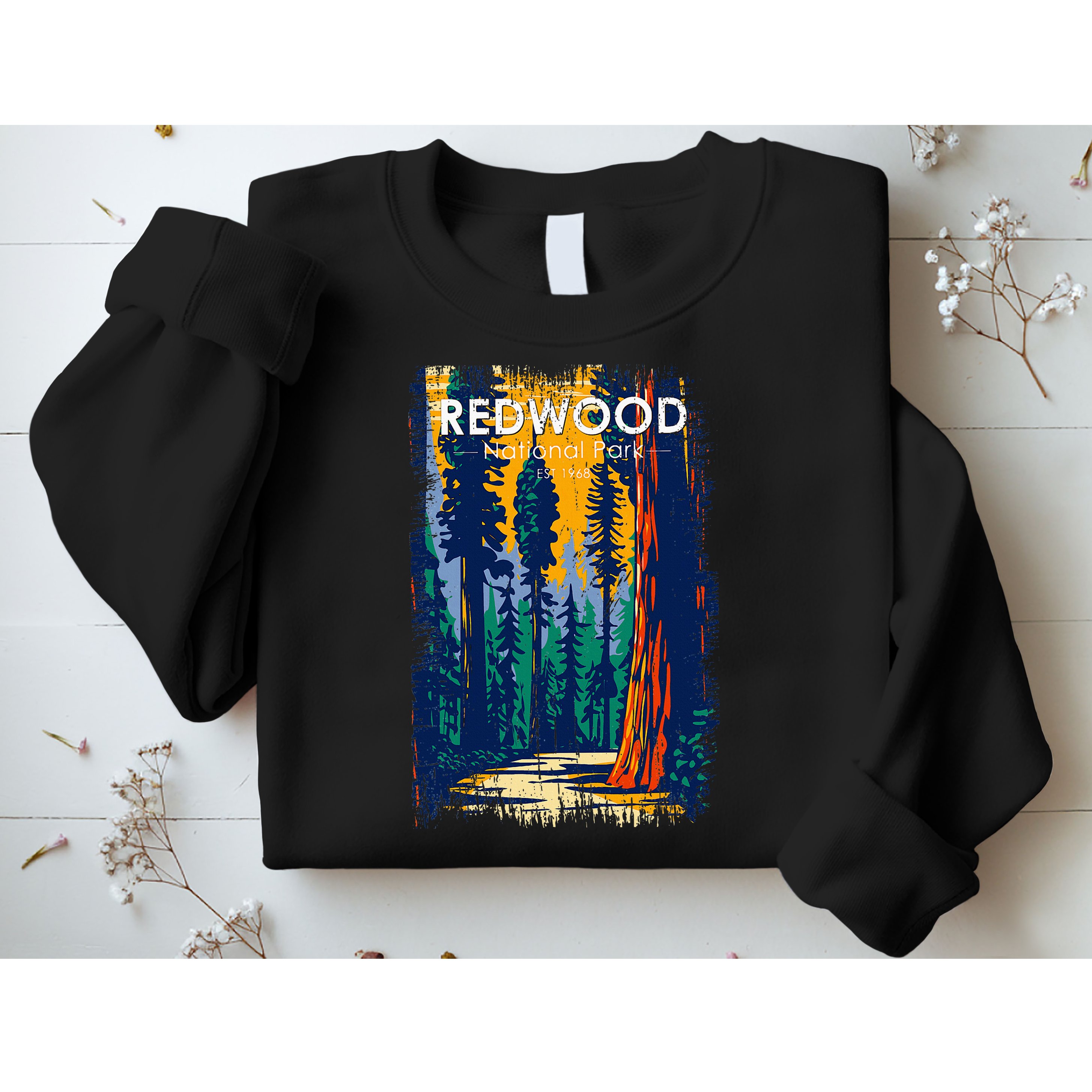 Redwood National Park Vintage Distressed Sweatshirt