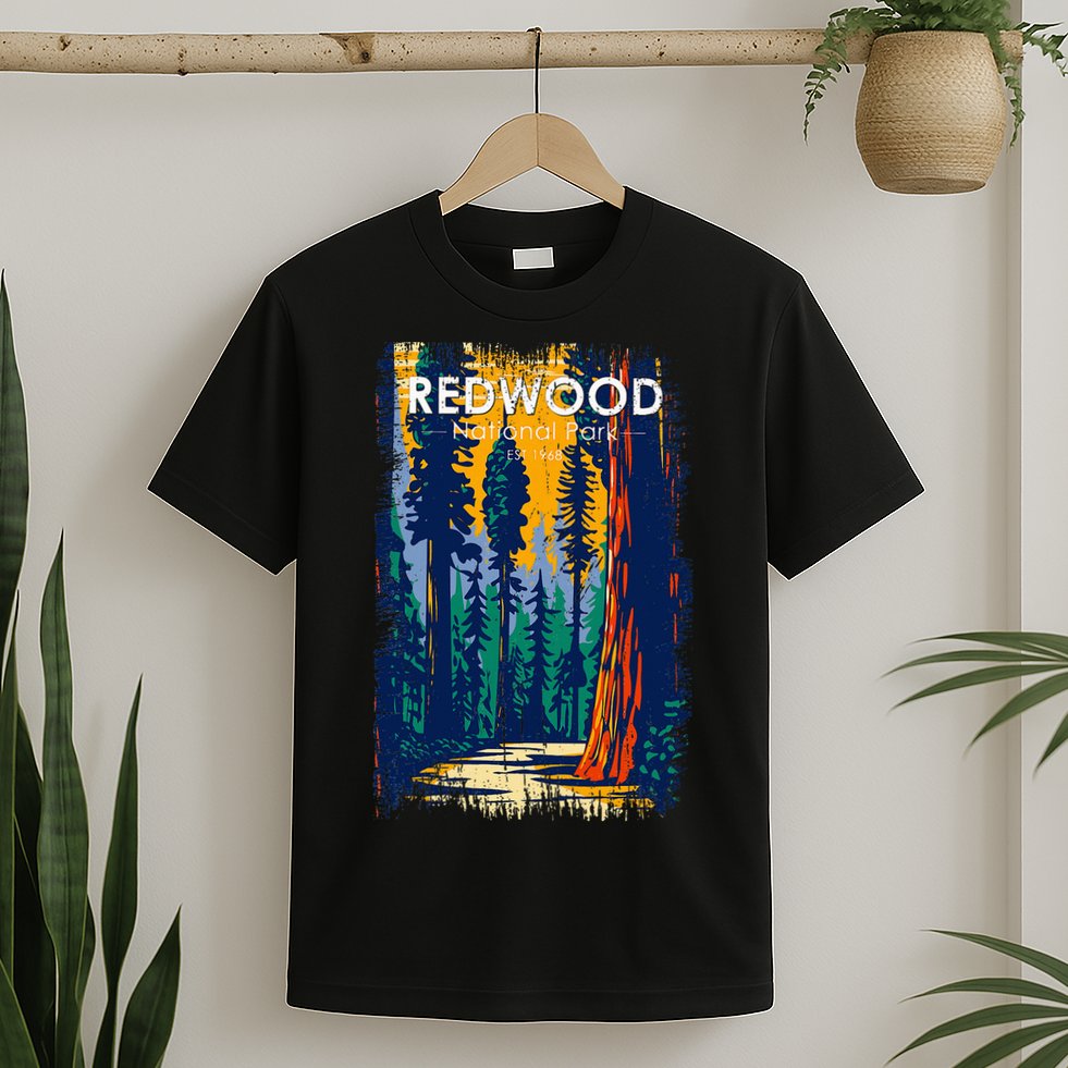 Redwood National Park Vintage Distressed T-Shirt