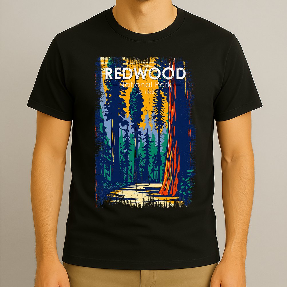 Redwood National Park Vintage Distressed T-Shirt