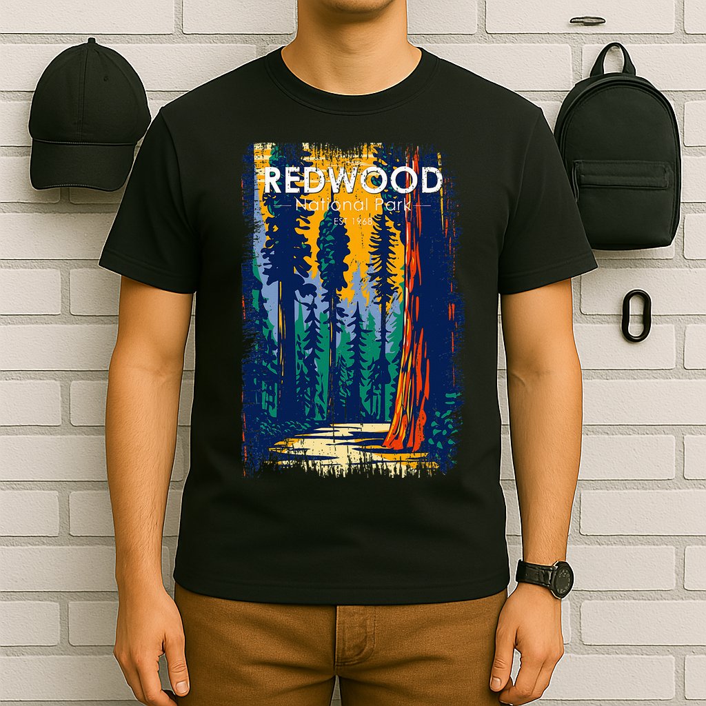 Redwood National Park Vintage Distressed T-Shirt
