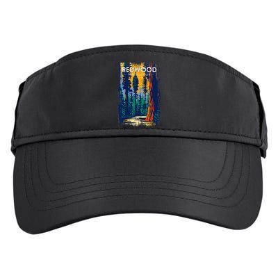 Redwood National Park Vintage Distressed Adult Drive Performance Visor
