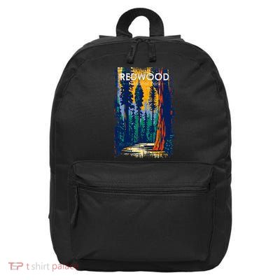 Redwood National Park Vintage Distressed 16 in Basic Backpack