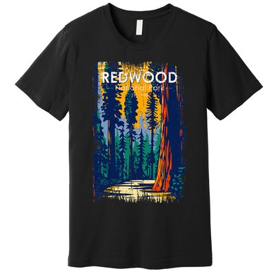 Redwood National Park Vintage Distressed Premium T-Shirt