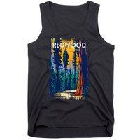 Redwood National Park Vintage Distressed Tank Top