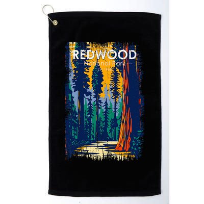 Redwood National Park Vintage Distressed Golf Towel