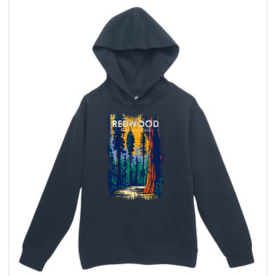 Redwood National Park Vintage Distressed Urban Pullover Hoodie