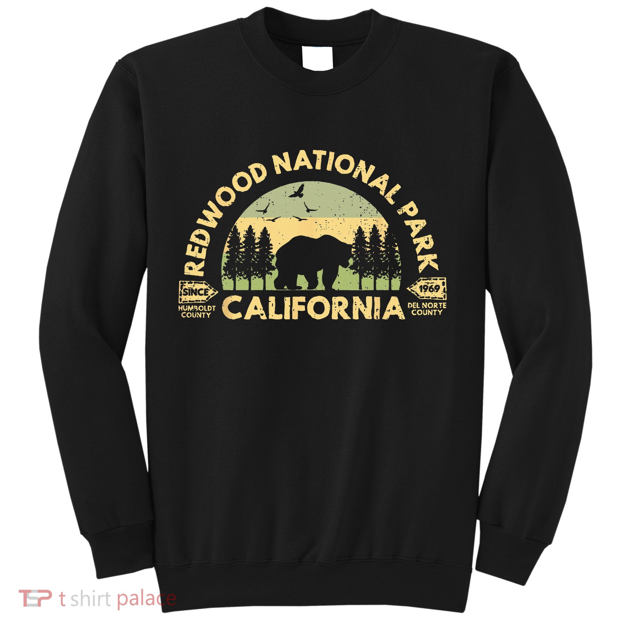 Redwood National Park California Vintage California Redwood Sweatshirt