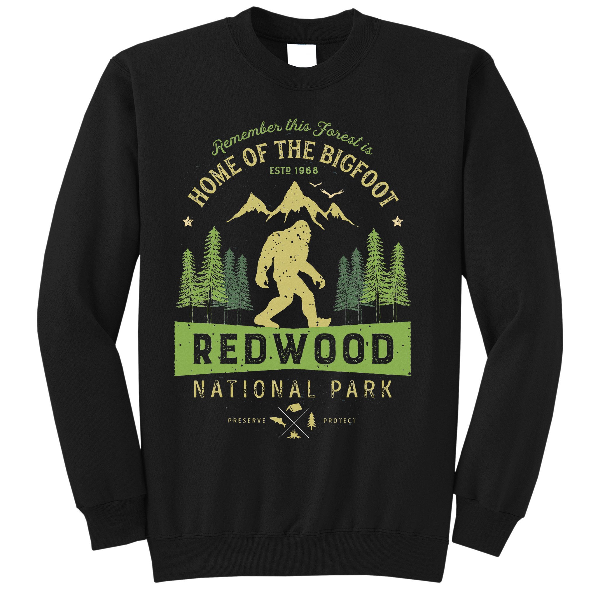 Redwood National Park Vintage California Bigfoot Sweatshirt