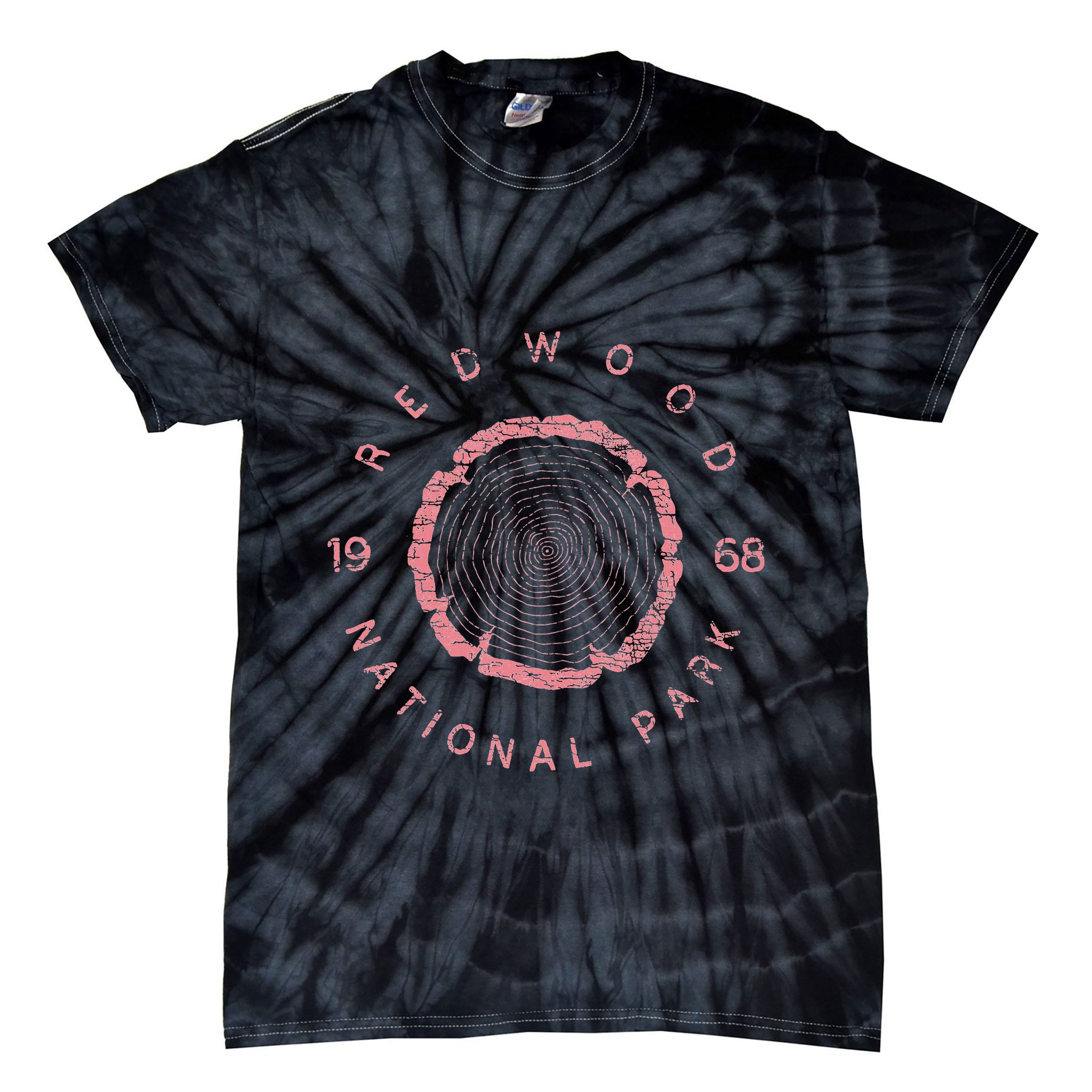 Redwood National Park Redwood Forest Us Parks Tie-Dye T-Shirt