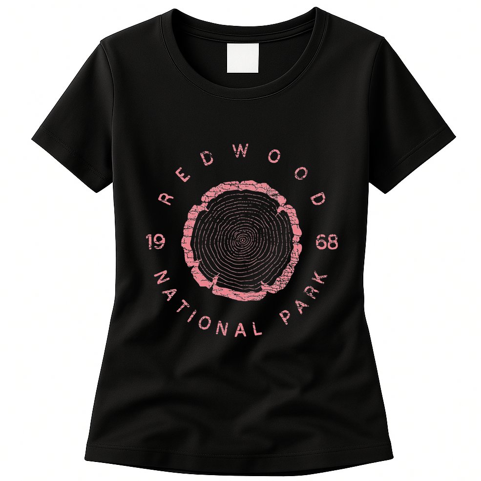 Redwood National Park Redwood Forest Us Parks Womens T-Shirt