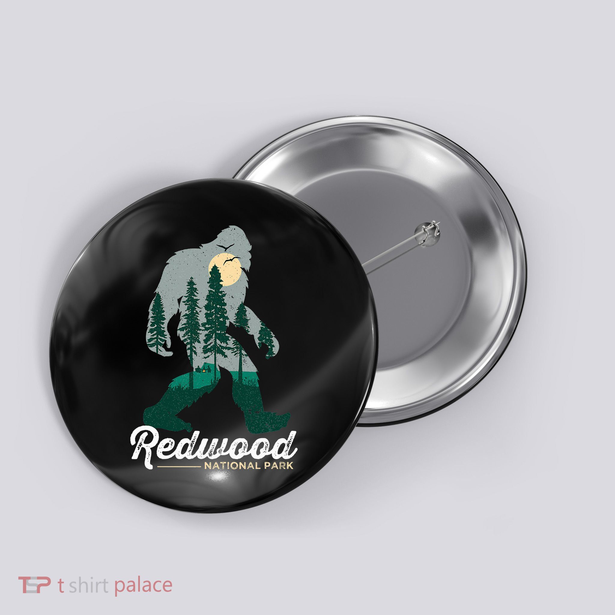 Redwood National Park Camping Bigfoot National Park Button