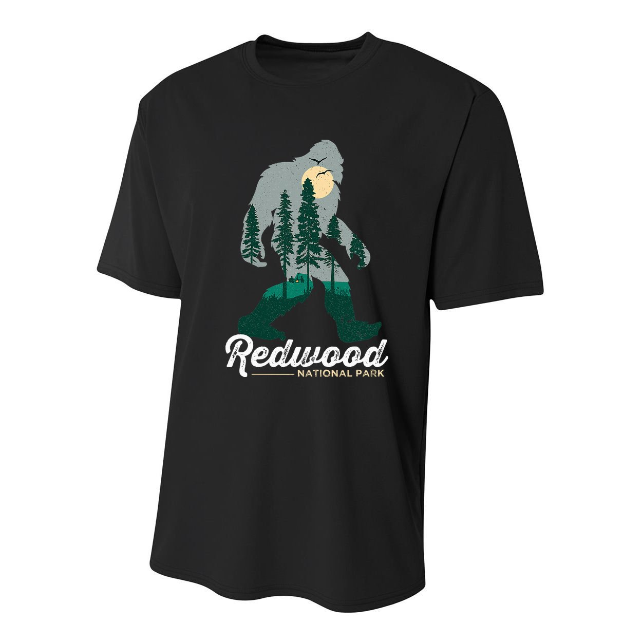 Redwood National Park Camping Bigfoot National Park Youth Performance Sprint T-Shirt
