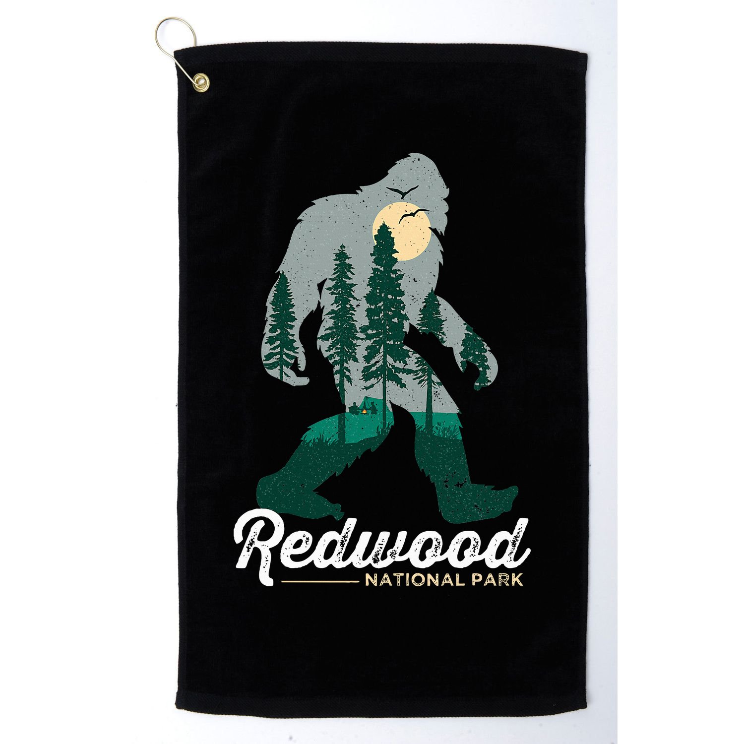 Redwood National Park Camping Bigfoot National Park Golf Towel