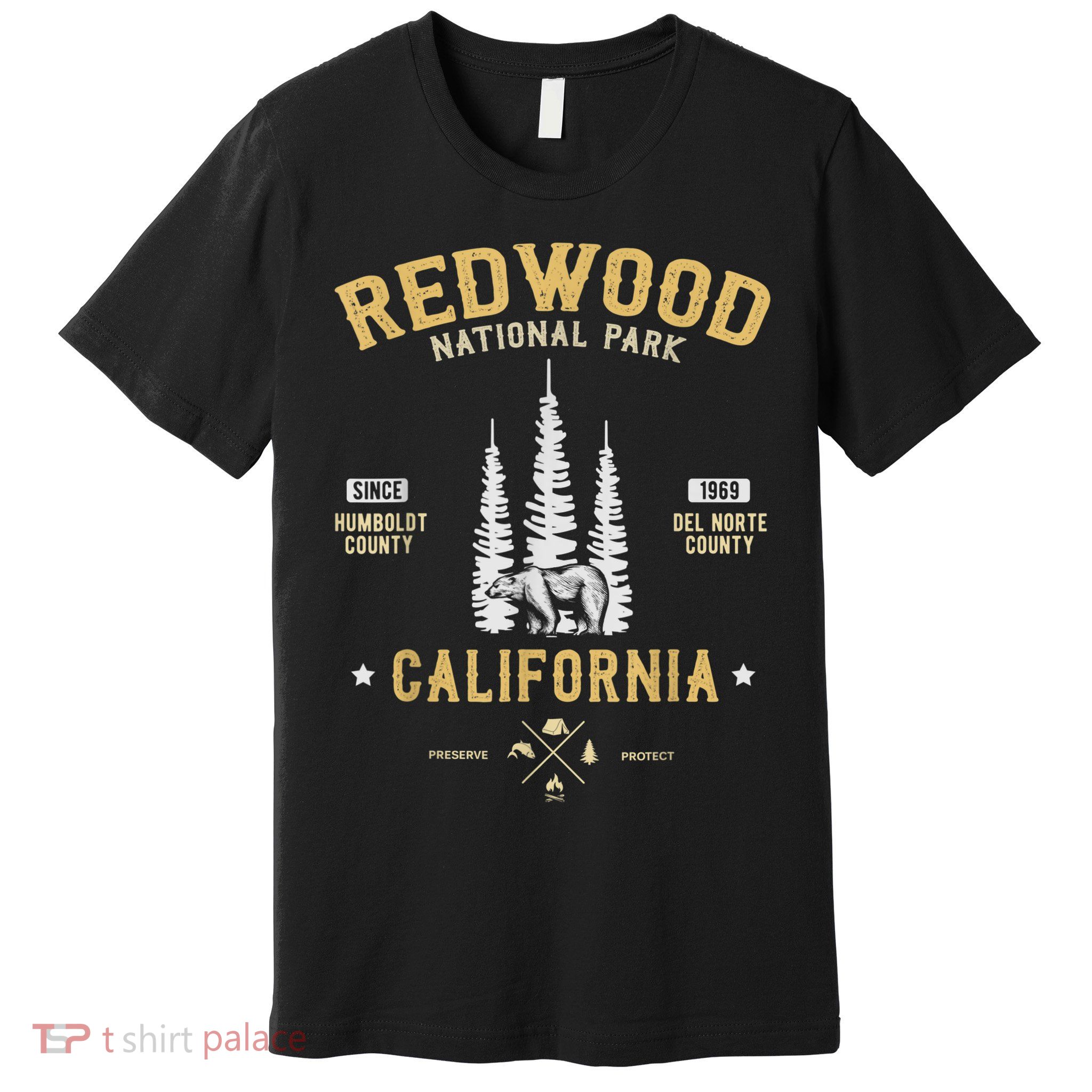 Redwood National Park , Redwood Forest US Nationalpark Premium T-Shirt