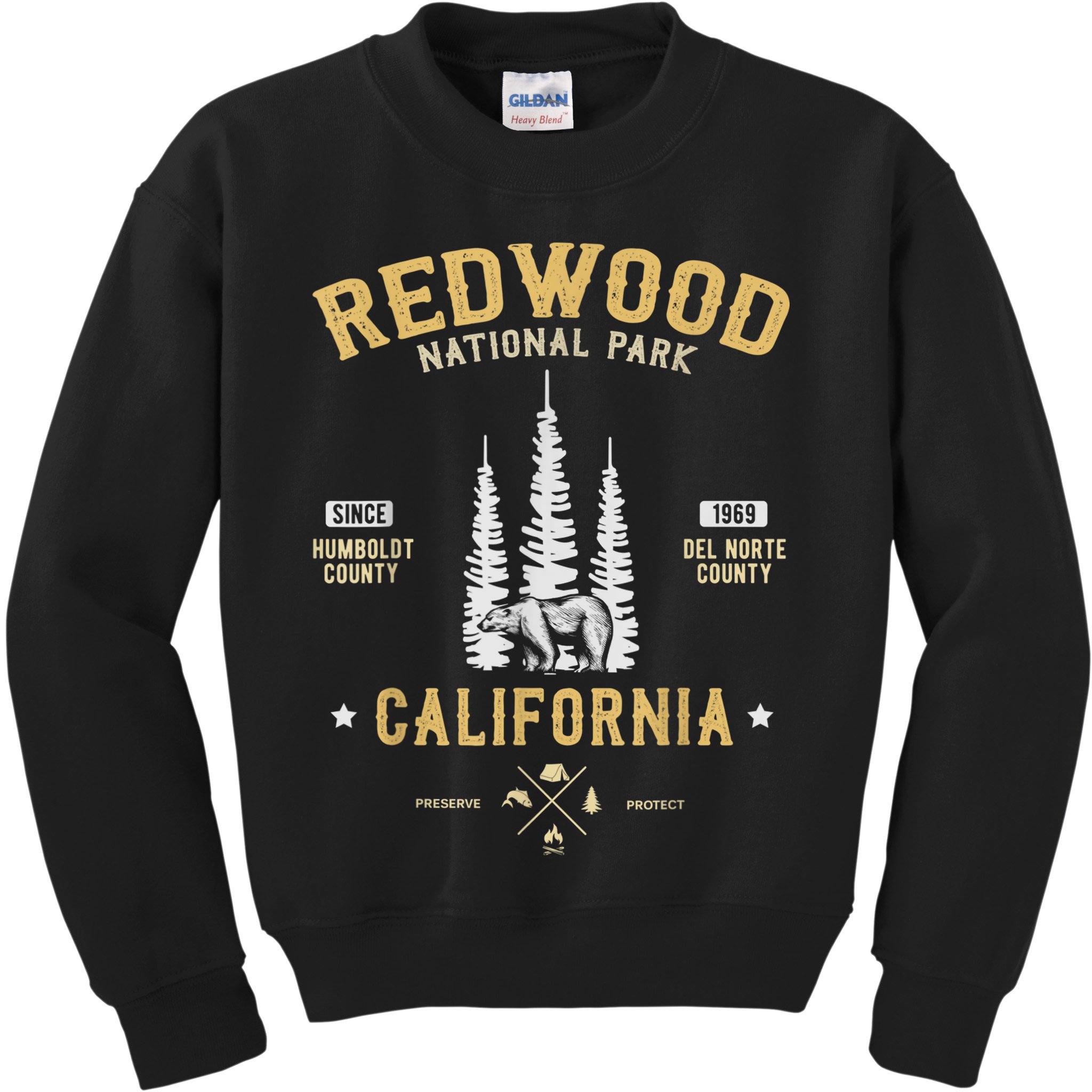 Redwood National Park , Redwood Forest US Nationalpark Kids Sweatshirt