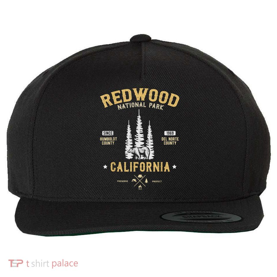 Redwood National Park , Redwood Forest US Nationalpark Wool Snapback Cap
