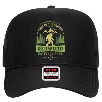 Redwood National Park Vintage California Bigfoot Trucker Hat