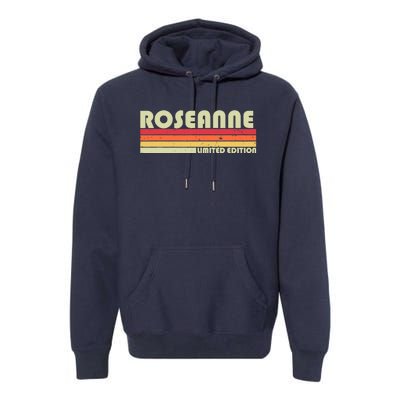 ROSEANNE Name Personalized Retro Vintage 80s 90s Birthday Premium Hoodie