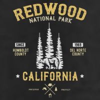 Redwood National Park  Redwood Forest Us Nationalpark Cool Comfort Performance Bucket Hat