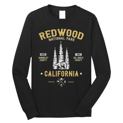 Redwood National Park  Redwood Forest Us Nationalpark Long Sleeve Shirt