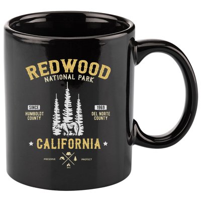 Redwood National Park  Redwood Forest Us Nationalpark 11oz C Handle Ceramic Mug