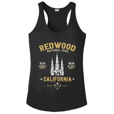 Redwood National Park  Redwood Forest Us Nationalpark Ladies PosiCharge Competitor Racerback Tank