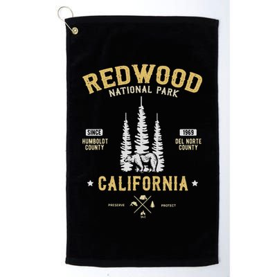 Redwood National Park  Redwood Forest Us Nationalpark Golf Towel