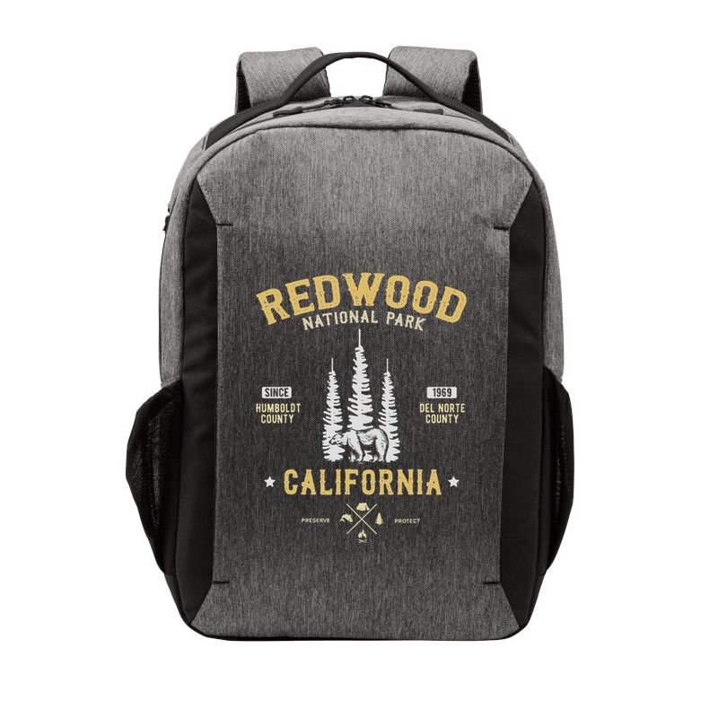 Redwood National Park  Redwood Forest Us Nationalpark Vector Backpack