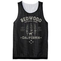 Redwood National Park Vintage California Bear Gifts Mesh Reversible Basketball Jersey Tank