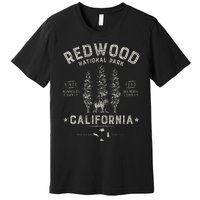 Redwood National Park Vintage California Bear Gifts Premium T-Shirt