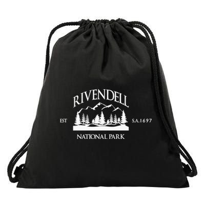 Rivendell National Park Lotr Drawstring Bag